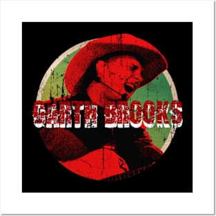 Garth Brooks red Posters and Art